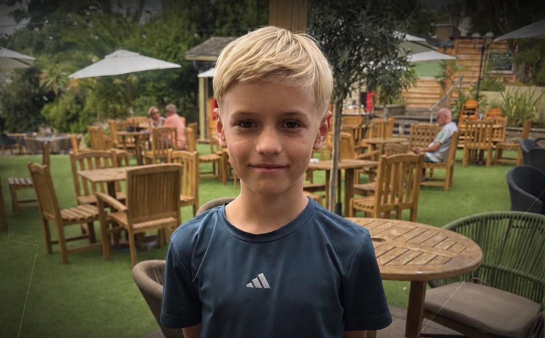 Jaxon, a young footballer in The Footballers Blueprint community